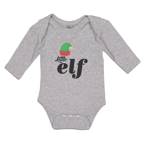 Long Sleeve Bodysuit Baby Little Elf with Hat Boy & Girl Clothes Cotton