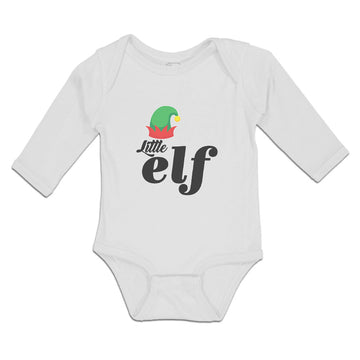Long Sleeve Bodysuit Baby Little Elf with Hat Boy & Girl Clothes Cotton