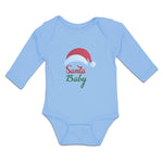 Long Sleeve Bodysuit Baby Santa Baby with Hat Boy & Girl Clothes Cotton