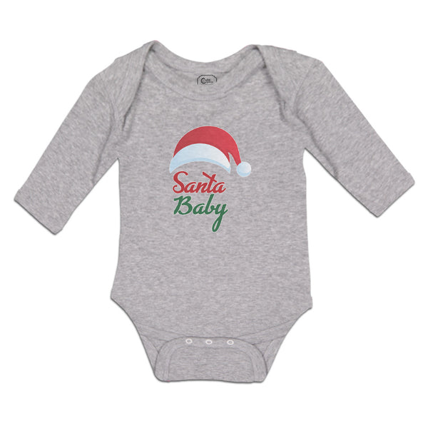 Long Sleeve Bodysuit Baby Santa Baby with Hat Boy & Girl Clothes Cotton