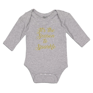 Long Sleeve Bodysuit Baby It's The Season to Sparkle Boy & Girl Clothes Cotton
