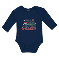 Long Sleeve Bodysuit Baby Who Needs Santa When I Have Grammy Gifts Hat Cotton