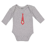 Long Sleeve Bodysuit Baby Snow Doll on Neck Tie Boy & Girl Clothes Cotton