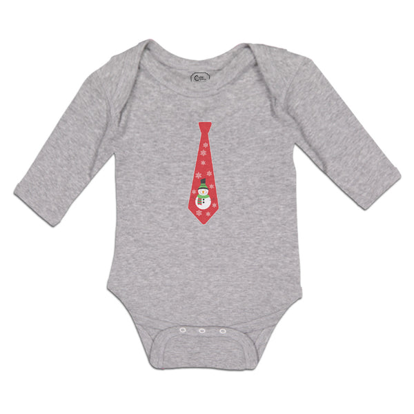 Long Sleeve Bodysuit Baby Snow Doll on Neck Tie Boy & Girl Clothes Cotton
