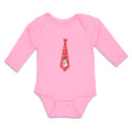 Long Sleeve Bodysuit Baby Snow Doll on Neck Tie Boy & Girl Clothes Cotton