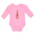 Long Sleeve Bodysuit Baby Snow Doll on Neck Tie Boy & Girl Clothes Cotton
