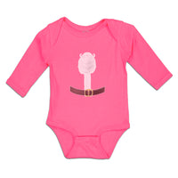 Long Sleeve Bodysuit Baby Christmas Santa Costume Belt Boy & Girl Clothes Cotton - Cute Rascals
