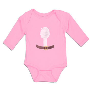 Long Sleeve Bodysuit Baby Christmas Santa Costume Belt Boy & Girl Clothes Cotton