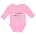 Long Sleeve Bodysuit Baby Santa Claus Is Riding on Boy & Girl Clothes Cotton