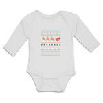 Long Sleeve Bodysuit Baby Santa Claus Is Riding on Boy & Girl Clothes Cotton