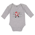 Long Sleeve Bodysuit Baby Santa Claus Dab Dance Pose Style Boy & Girl Clothes