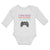 Long Sleeve Bodysuit Baby I Paused My Game to Be Here with Joystick Cotton