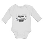 Long Sleeve Bodysuit Baby Abuelo's Fishing Buddy Fish and Fishing Net Cotton - Cute Rascals