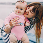 Long Sleeve Bodysuit Baby Cutest Catch Fish with Fishinh Net Boy & Girl Clothes - Cute Rascals