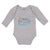Long Sleeve Bodysuit Baby Daddy's Fishing Buddy Fish with Fishing Net Cotton - Cute Rascals