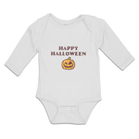 Long Sleeve Bodysuit Baby Happy Halloween Boy & Girl Clothes Cotton - Cute Rascals