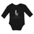 Long Sleeve Bodysuit Baby Happy Llamakkah Domestic Animal Alpacas Cotton - Cute Rascals