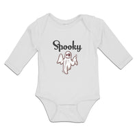 Long Sleeve Bodysuit Baby Halloween Spooky Scary Dark Night Boy & Girl Clothes - Cute Rascals