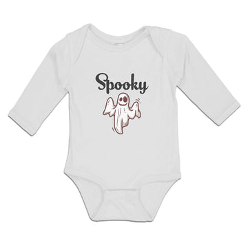 Long Sleeve Bodysuit Baby Halloween Spooky Scary Dark Night Boy & Girl Clothes