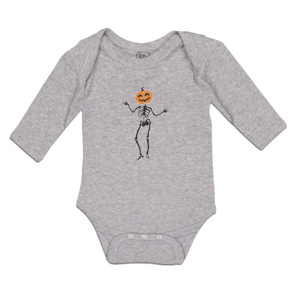 Long Sleeve Bodysuit Baby Halloween Skeleton Gesture Boy & Girl Clothes Cotton - Cute Rascals