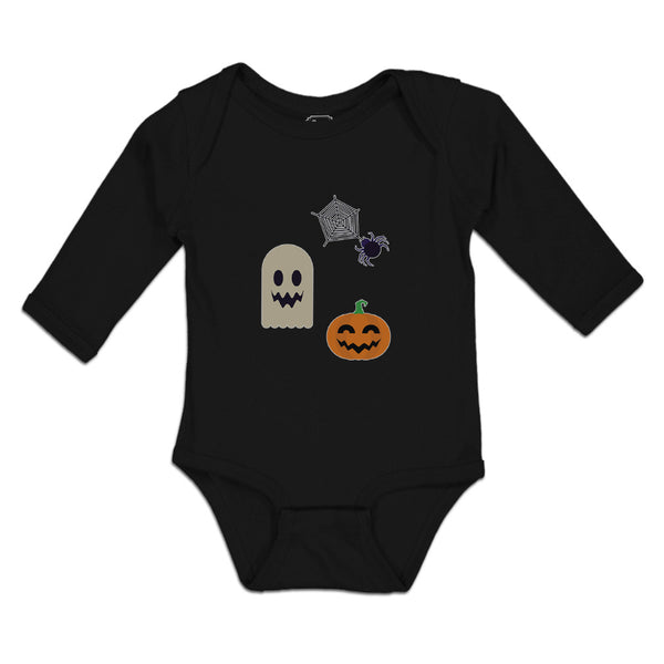 Long Sleeve Bodysuit Baby Halloween and Spider Web Boy & Girl Clothes Cotton - Cute Rascals