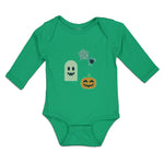 Long Sleeve Bodysuit Baby Halloween and Spider Web Boy & Girl Clothes Cotton - Cute Rascals