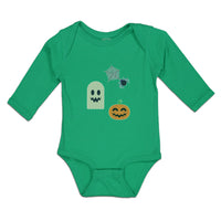 Long Sleeve Bodysuit Baby Halloween and Spider Web Boy & Girl Clothes Cotton - Cute Rascals