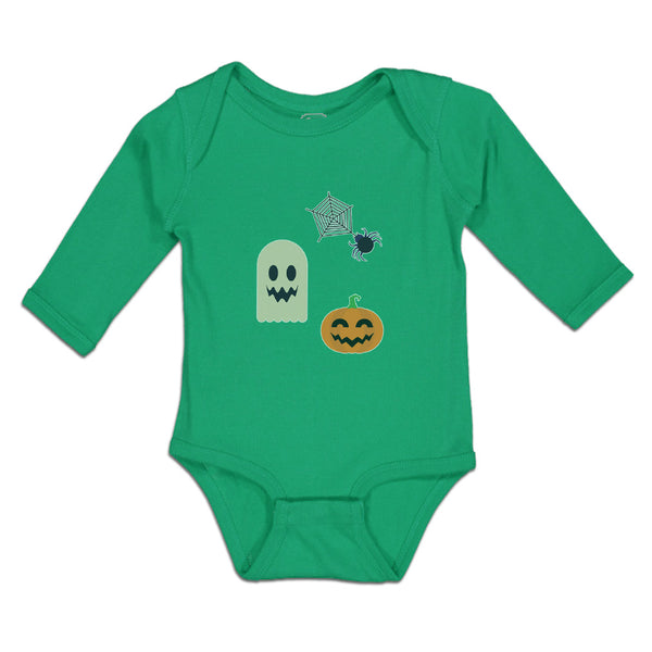 Long Sleeve Bodysuit Baby Halloween and Spider Web Boy & Girl Clothes Cotton - Cute Rascals
