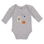 Long Sleeve Bodysuit Baby Halloween and Spider Web Boy & Girl Clothes Cotton - Cute Rascals