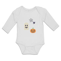 Long Sleeve Bodysuit Baby Halloween and Spider Web Boy & Girl Clothes Cotton - Cute Rascals
