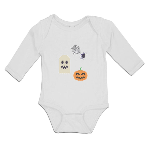 Long Sleeve Bodysuit Baby Halloween and Spider Web Boy & Girl Clothes Cotton - Cute Rascals