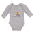Long Sleeve Bodysuit Baby Hiker Tourist Hiking. Standing Ledge Cotton - Cute Rascals