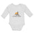 Long Sleeve Bodysuit Baby Hiker Tourist Hiking. Standing Ledge Cotton - Cute Rascals