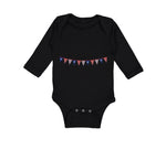 Long Sleeve Bodysuit Baby Decoration 4Th of July Independence Boy & Girl Clothes - Cute Rascals