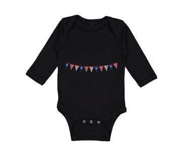 Long Sleeve Bodysuit Baby Decoration 4Th of July Independence Boy & Girl Clothes