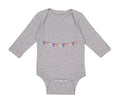 Long Sleeve Bodysuit Baby Decoration 4Th of July Independence Boy & Girl Clothes