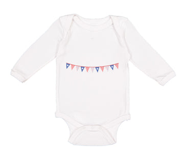 Long Sleeve Bodysuit Baby Decoration 4Th of July Independence Boy & Girl Clothes