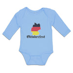 Long Sleeve Bodysuit Baby Oktoberfest An American Flag Usa Boy & Girl Clothes