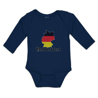 Long Sleeve Bodysuit Baby Oktoberfest An American Flag Usa Boy & Girl Clothes