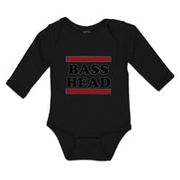 Long Sleeve Bodysuit Baby Bass Head Boy & Girl Clothes Cotton - Cute Rascals