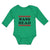 Long Sleeve Bodysuit Baby Bass Head Boy & Girl Clothes Cotton - Cute Rascals