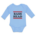 Long Sleeve Bodysuit Baby Bass Head Boy & Girl Clothes Cotton