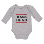 Long Sleeve Bodysuit Baby Bass Head Boy & Girl Clothes Cotton - Cute Rascals