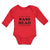 Long Sleeve Bodysuit Baby Bass Head Boy & Girl Clothes Cotton - Cute Rascals
