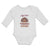 Long Sleeve Bodysuit Baby My Thanksgiving Baby Bird Sitting Open Wings Cotton