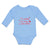 Long Sleeve Bodysuit Baby Daddy Is My Valentine with Hearts Boy & Girl Clothes - Cute Rascals