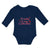 Long Sleeve Bodysuit Baby Daddy Is My Valentine with Hearts Boy & Girl Clothes - Cute Rascals