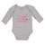 Long Sleeve Bodysuit Baby Daddy Is My Valentine with Hearts Boy & Girl Clothes - Cute Rascals