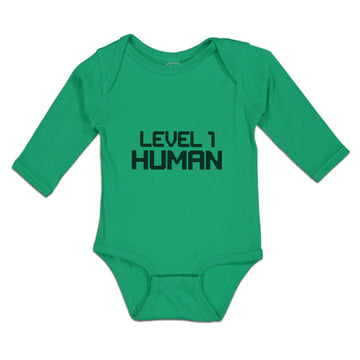 Long Sleeve Bodysuit Baby Level 1 Human Boy & Girl Clothes Cotton