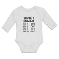 Long Sleeve Bodysuit Baby Level 1 Human Boy & Girl Clothes Cotton